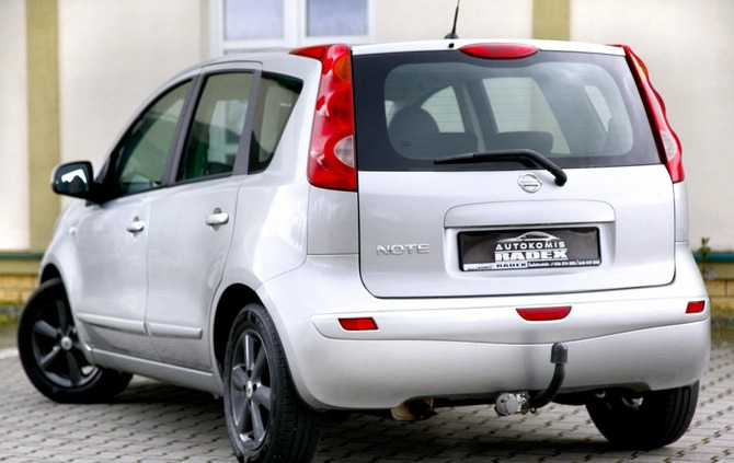 Nissan Note cena 12999 przebieg: 170000, rok produkcji 2008 z Kąty Wrocławskie małe 277